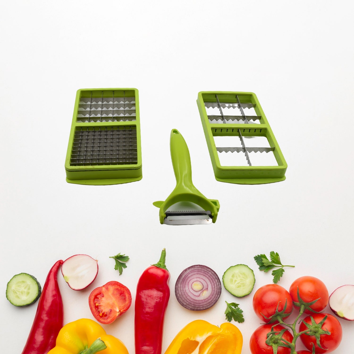 5478 Vegetable Multifunctional Chopper & Adjustable Slicer with Storage Container, Household Kitchen for Cutter, Grater, Peeler, Chipser, Chopper 5478 Vegetable Multifunctional Chopper & Adjustable Slicer with Storage Container, Household Kitchen for Cutter, Grater, Peeler, Chipser, Chopper